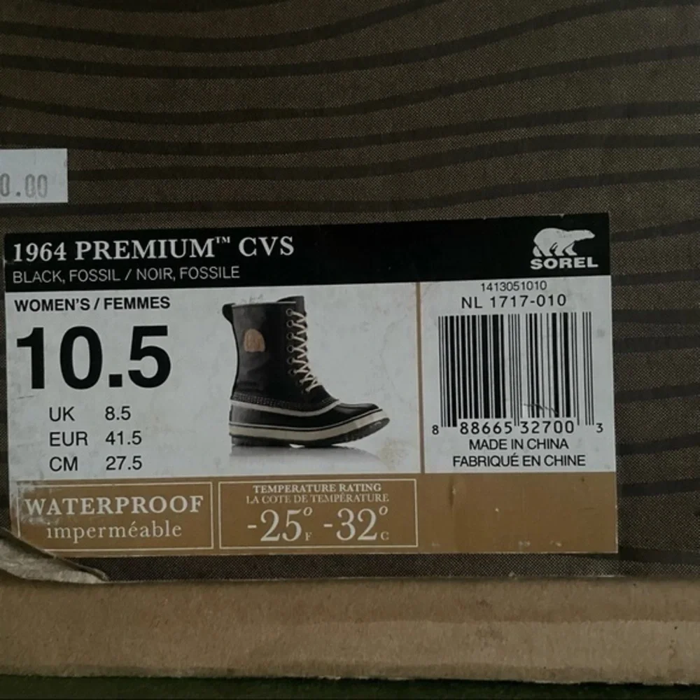 NWT Sorel 1964 Premium CVS W’Proof Temp Rated to -25F - Picture 11 of 11
